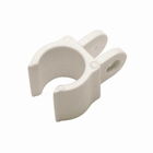 Attacco tendalino bianco in plastica per tubo ø 22/25 mm con clip a mezzaluna e foro di fissaggio | Onautica