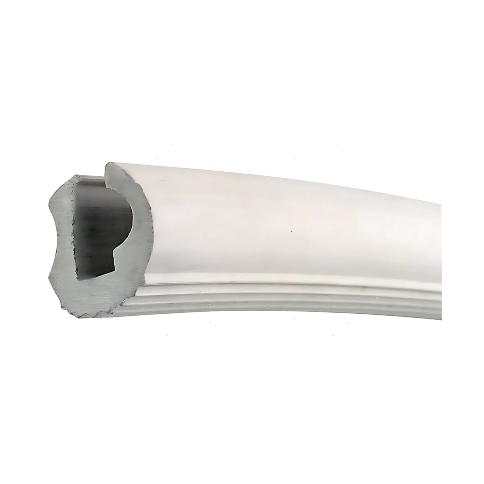 Bottazzo profilo parabordo tipo ECO1 in PVC nero altezza 25mm per giunzioni scafo-coperta.