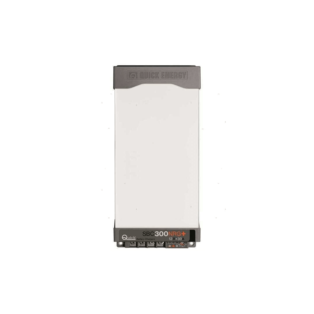 Caricabatterie Quick SBC 300 NRG+ bianco 12V 30A, corpo rettangolare con connettori | Onautica