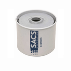 Cartuccia filtro diesel SACS Filtration 4121013, cilindrica bianca con foro centrale | Onautica