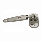 Cerniera offset long 135x58 in acciaio inox lucido con braccio allungato e piastra di fissaggio | Onautica