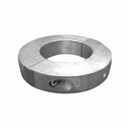 Collare anodo in zinco tipo L forma anulare foro centrale 35mm argento opaco | Onautica