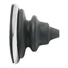 Cuffia passa paratia in gomma grigia con ghiera inox circolare, forma conica rastremata Ø 58x90 mm | Onautica