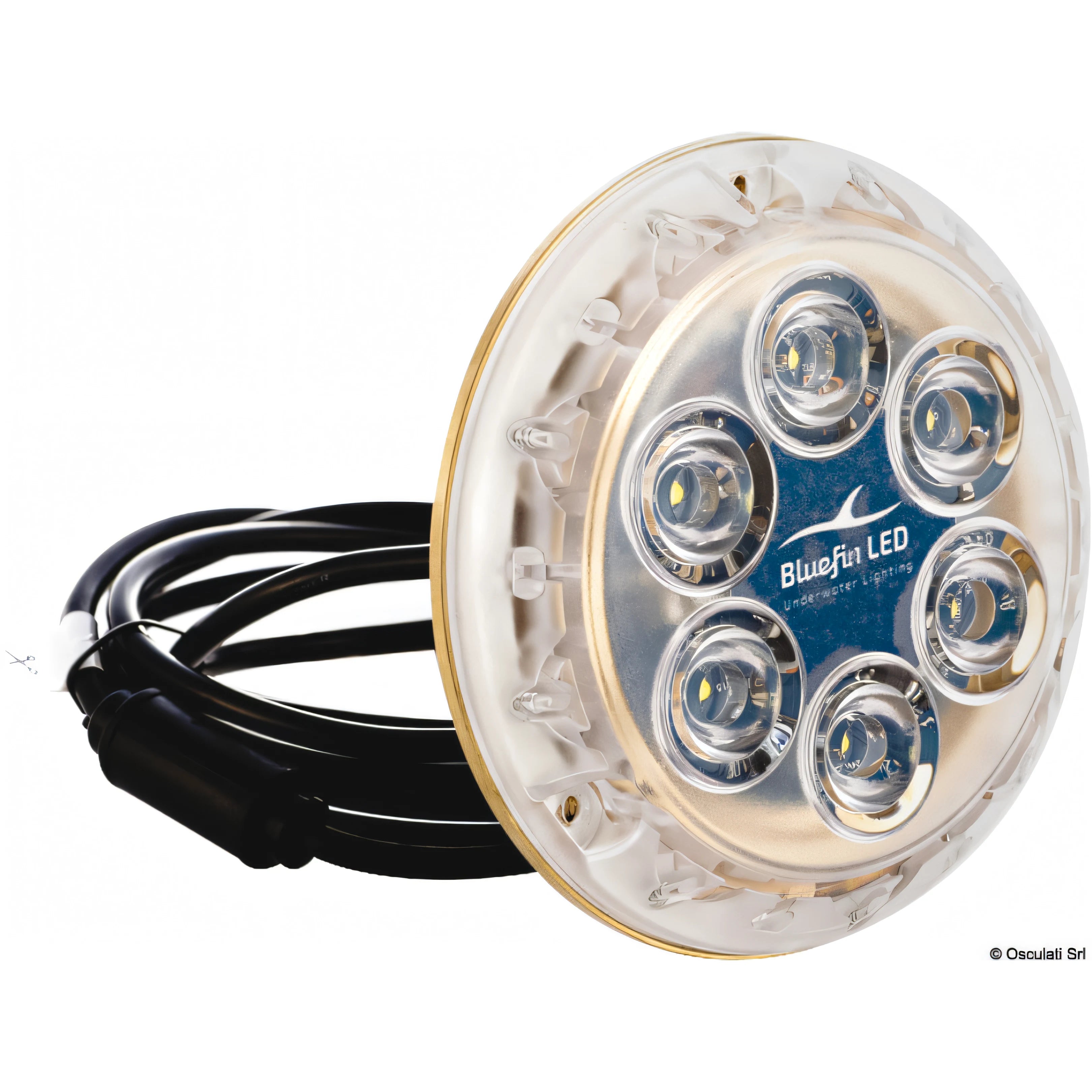 Luce subacquea LED Bluefin Piranha P6 Nitro in bronzo con funzione Nitro Boost