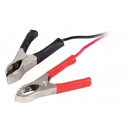Cavo con pinze rossa e nera per batteria in dotazione alla pompa travaso 12V Osculati