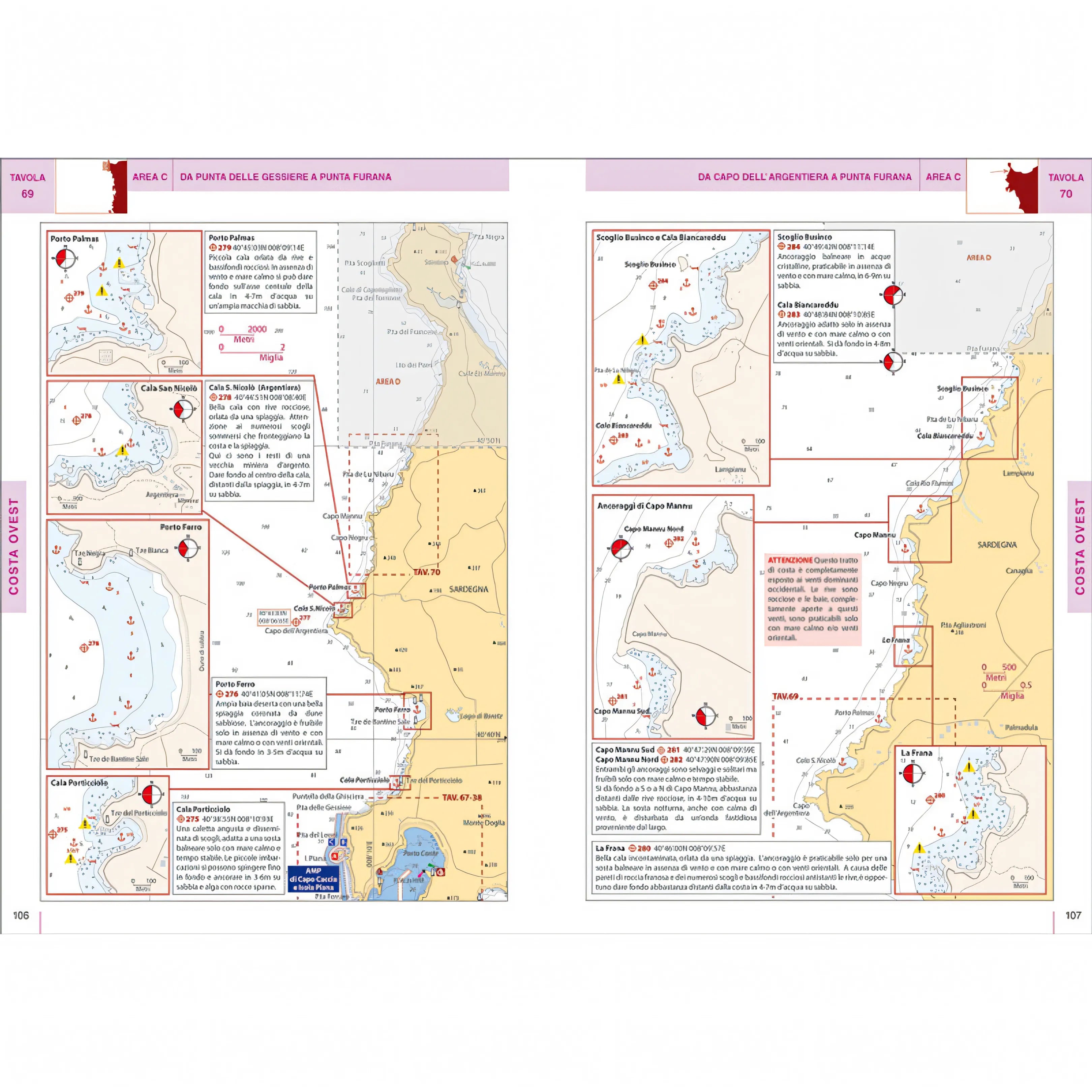 13 - Sardegna e Bocche di Bonifacio 2026 - Portolano Cartografico