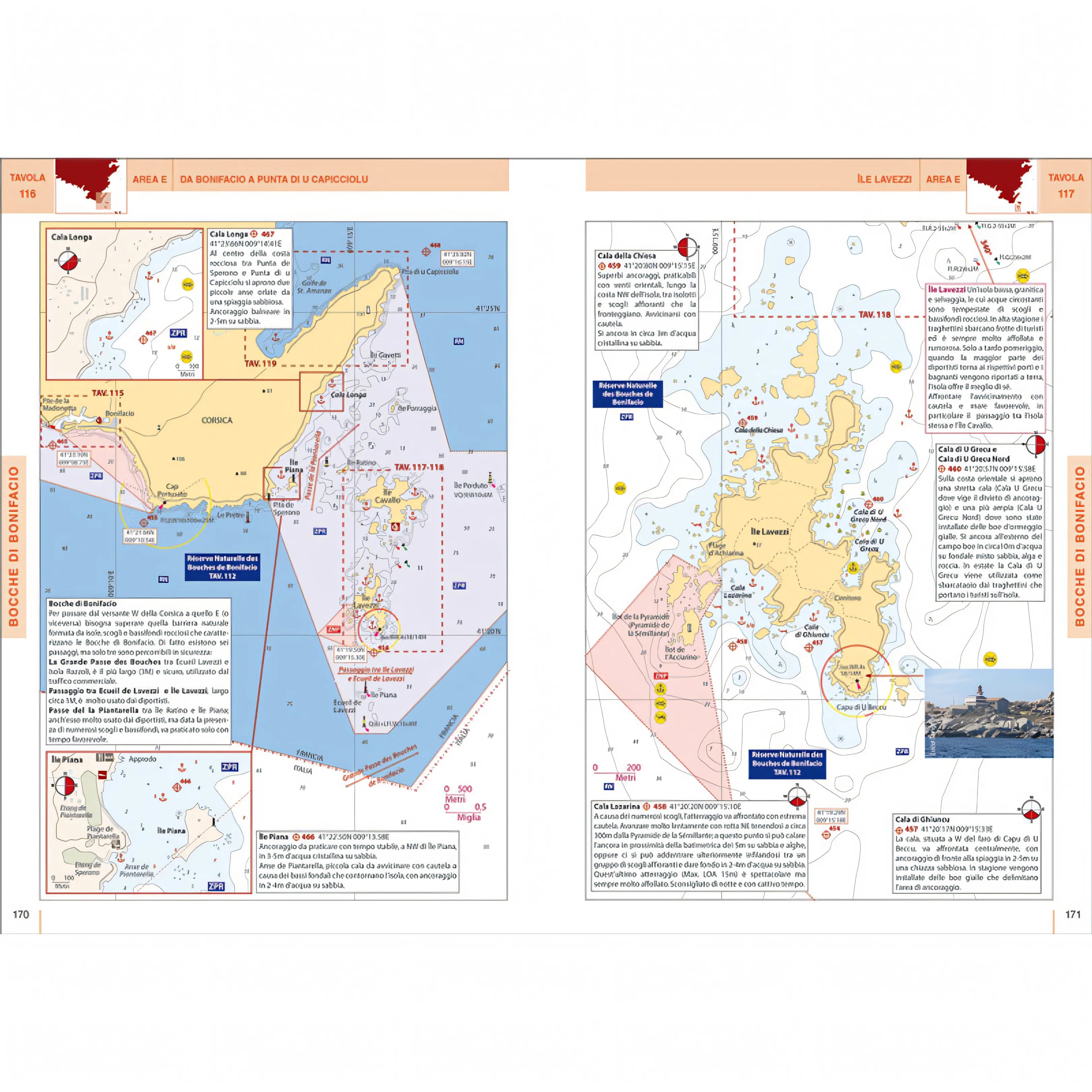 13 - Sardegna e Bocche di Bonifacio 2026 - Portolano Cartografico