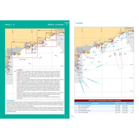 Portolano Cartografico 10 Francia Mediterranea da Menton a Cap Cerbère – pagine dell'estratto dell'editore (1/4)