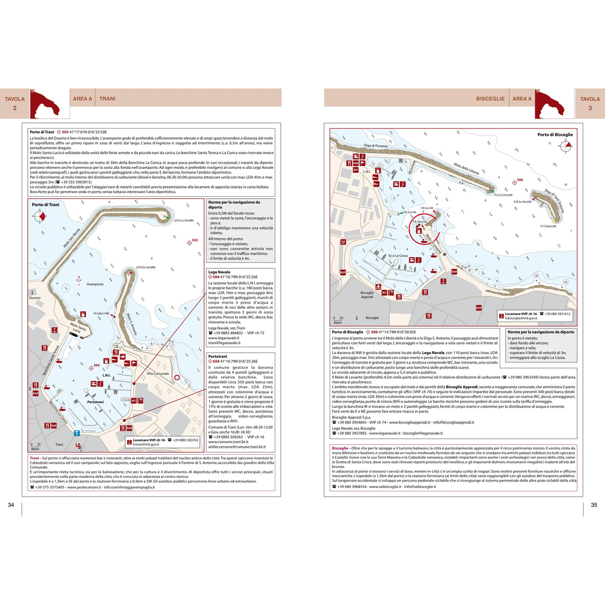 Portolano Cartografico 5c Adriatico Meridionale e Ionio Settentrionale – pagine dell'estratto dell'editore (5/6)