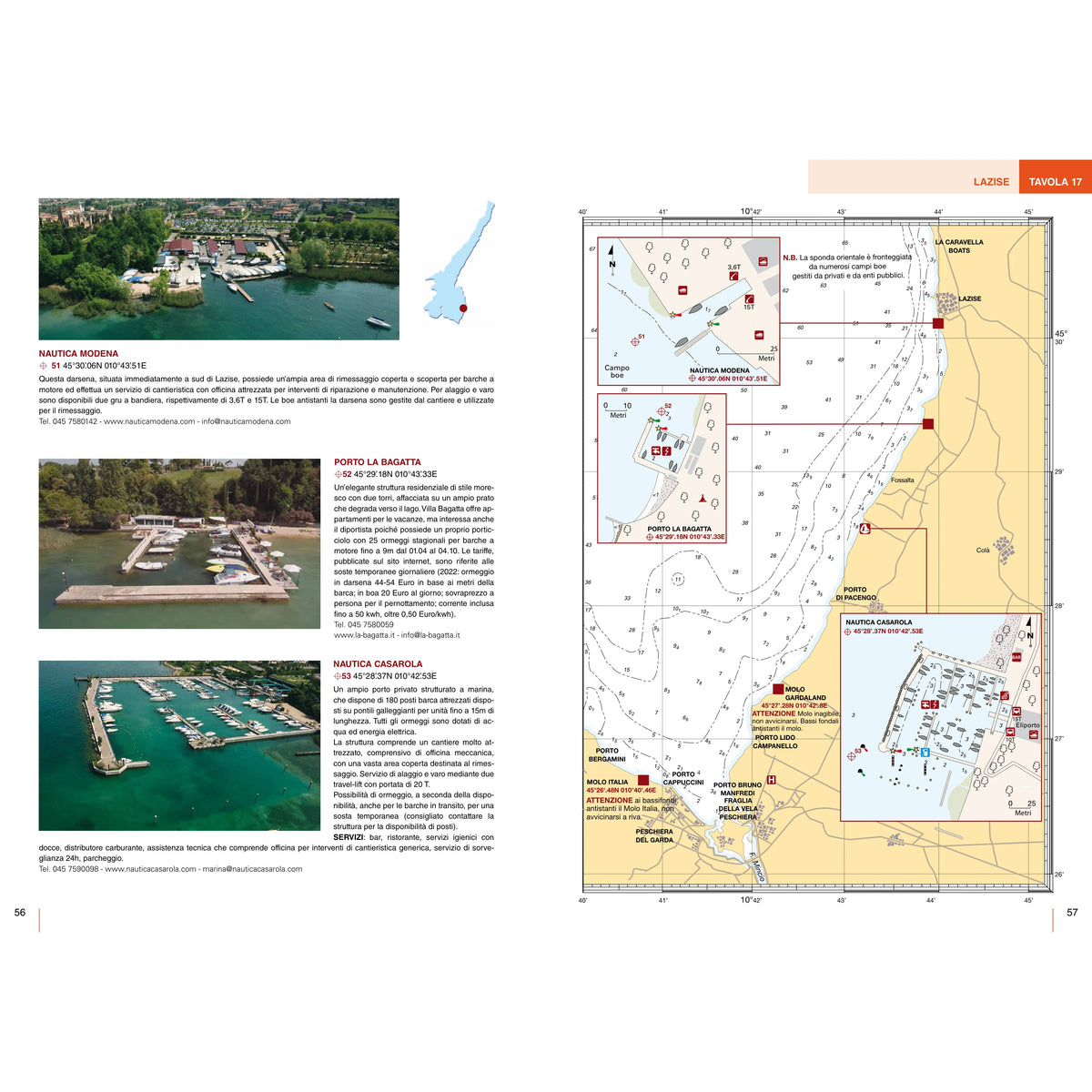 Portolano Cartografico 1 Lago di Garda – pagine dell'estratto dell'editore (5/6)