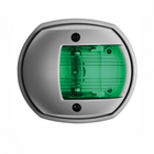 Fanale di via Sphera Compact verde con cornice grigia RAL 7042, lente fresnel, vista frontale | Onautica