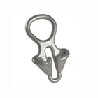 Ferma catena ancoraggio in acciaio inox argento per catene Ø 6-8 mm con gancio e anello | Onautica