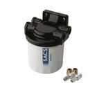 Filtro benzina SACS 4121552 bianco e nero con supporto a staffa e raccordi in ottone inclusi | Onautica