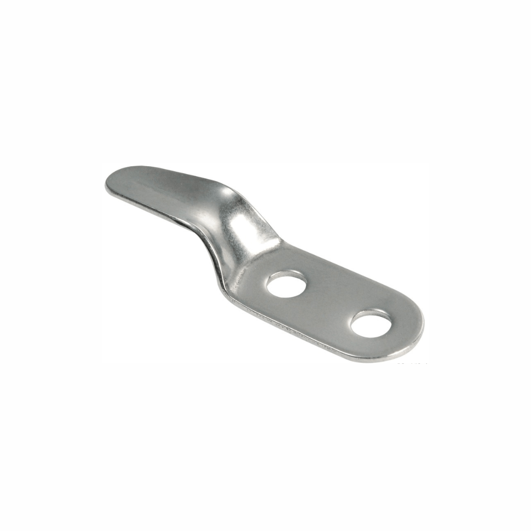 Gancetto inox Sea Sure a rampino con due fori di fissaggio, acciaio inossidabile lucido | Onautica