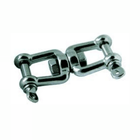 Girella forcella-forcella Ø 6mm in acciaio inox AISI316 lucido, doppia ganascia con perno | Onautica