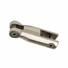 Giunto ancora fisso Ø 10 mm in acciaio inox lucidato, forma articolata con viti a brugola | Onautica