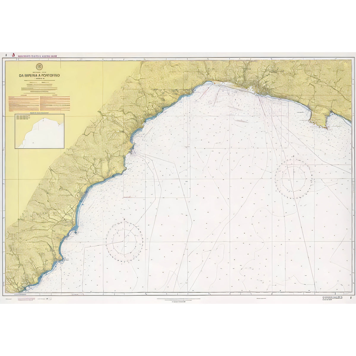 Carta nautica IIM 02 Da Imperia a Portofino – Istituto Idrografico della Marina