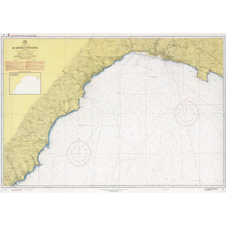Carta nautica IIM 02 Da Imperia a Portofino – Istituto Idrografico della Marina