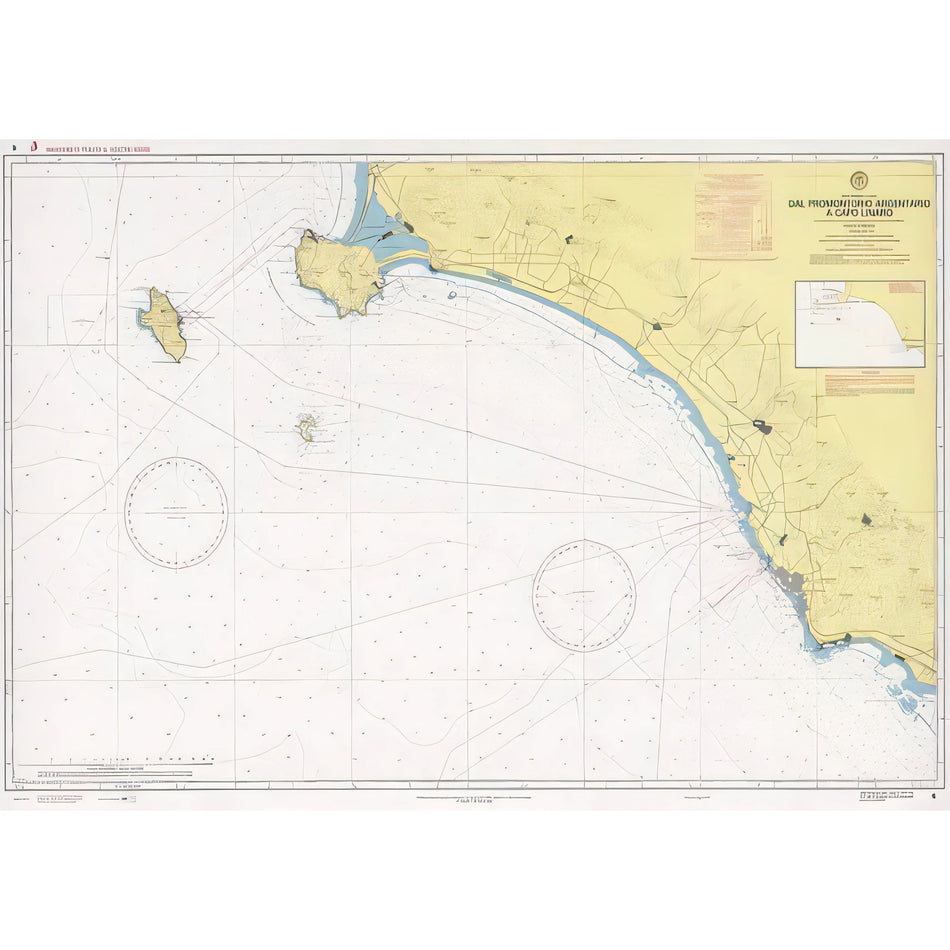Carta nautica IIM 06 Dal Promontorio Argentario a Capo Linaro – Istituto Idrografico della Marina