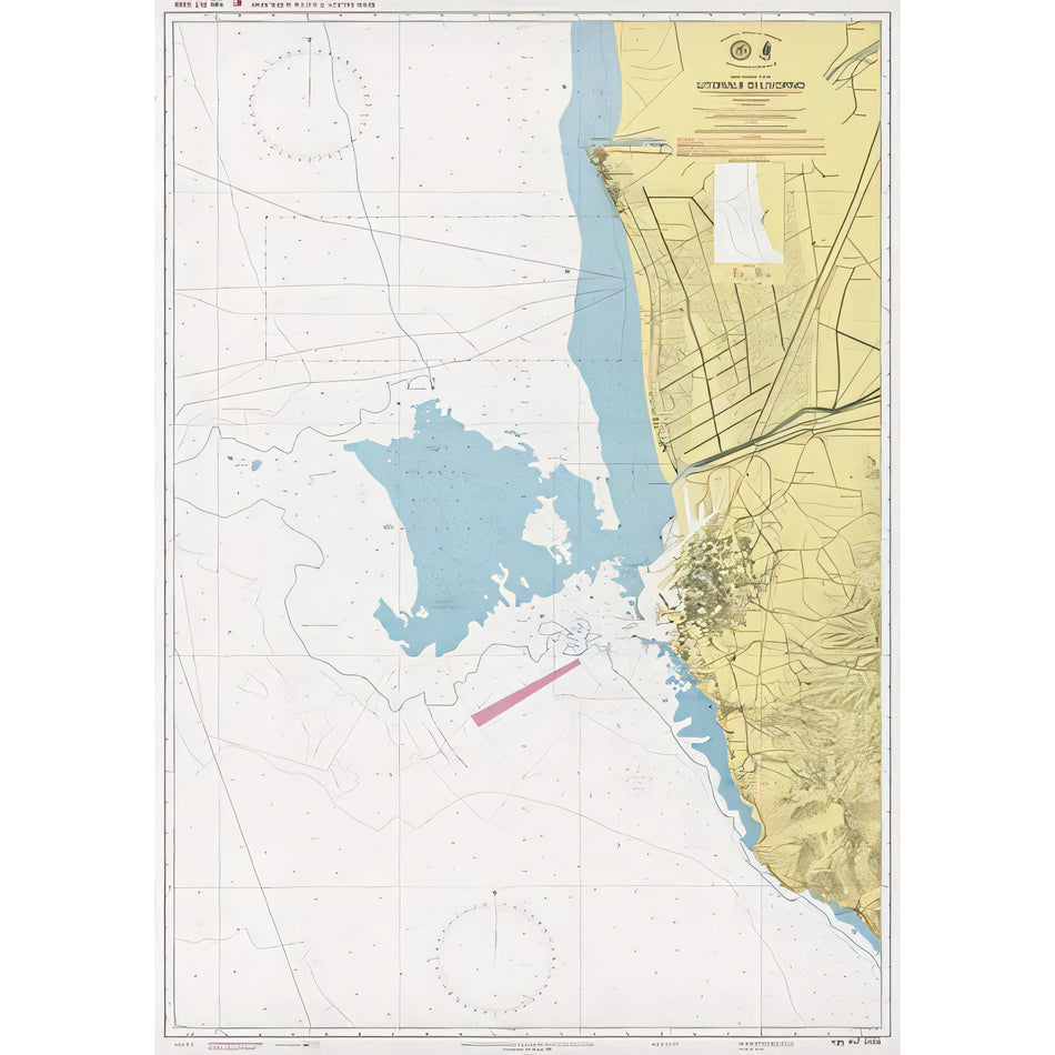Carta nautica IIM 120 Litorale di Livorno – Istituto Idrografico della Marina