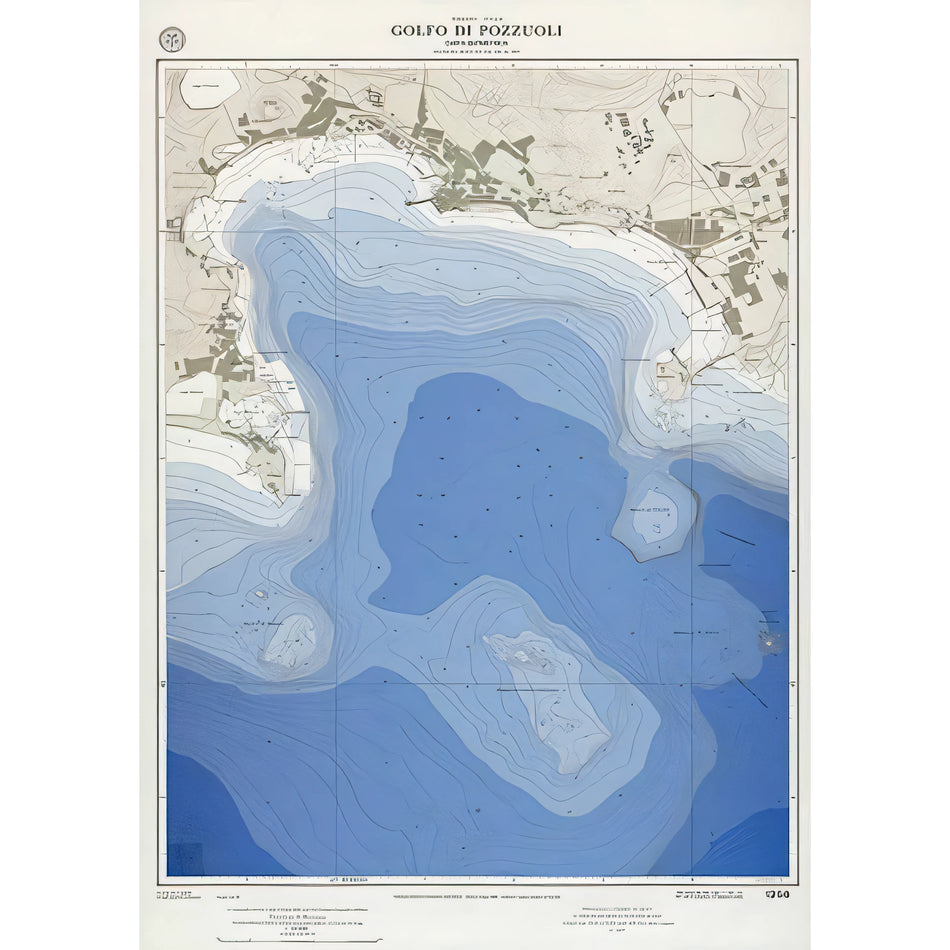 Carta nautica IIM 1256 Golfo di Pozzuoli – Istituto Idrografico della Marina