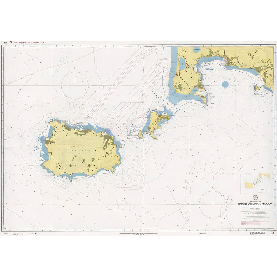 Carta nautica IIM 129 Canali di Ischia e Procida – Istituto Idrografico della Marina