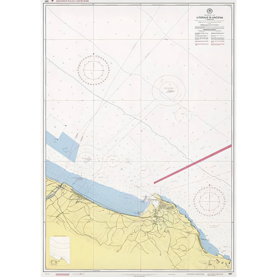 Carta nautica IIM 210 Litorale di Ancona – Istituto Idrografico della Marina