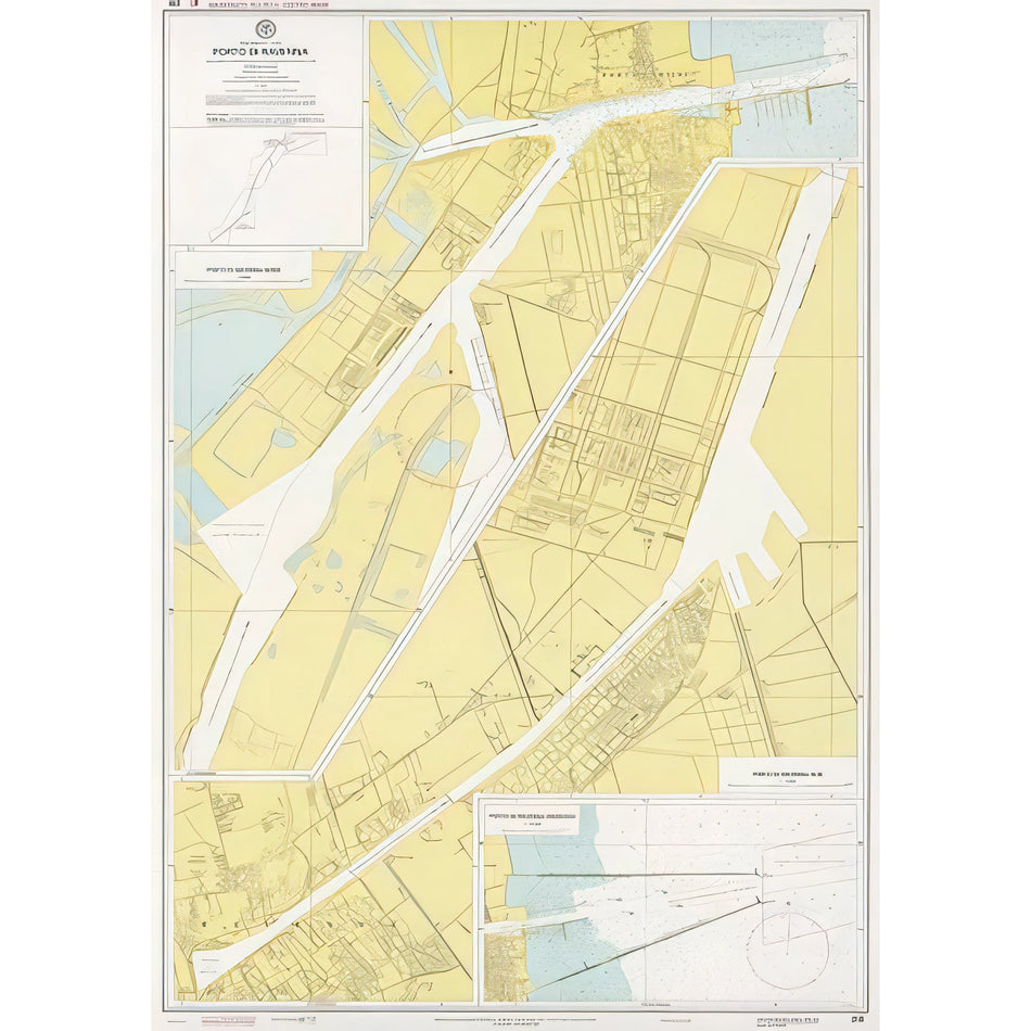 Carta nautica IIM 218 Porto di Ravenna – Istituto Idrografico della Marina