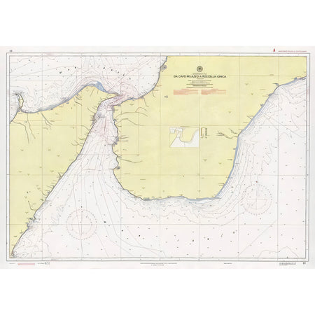 Carta nautica IIM 23 Da Capo Milazzo a Roccella Ionica – Istituto Idrografico della Marina