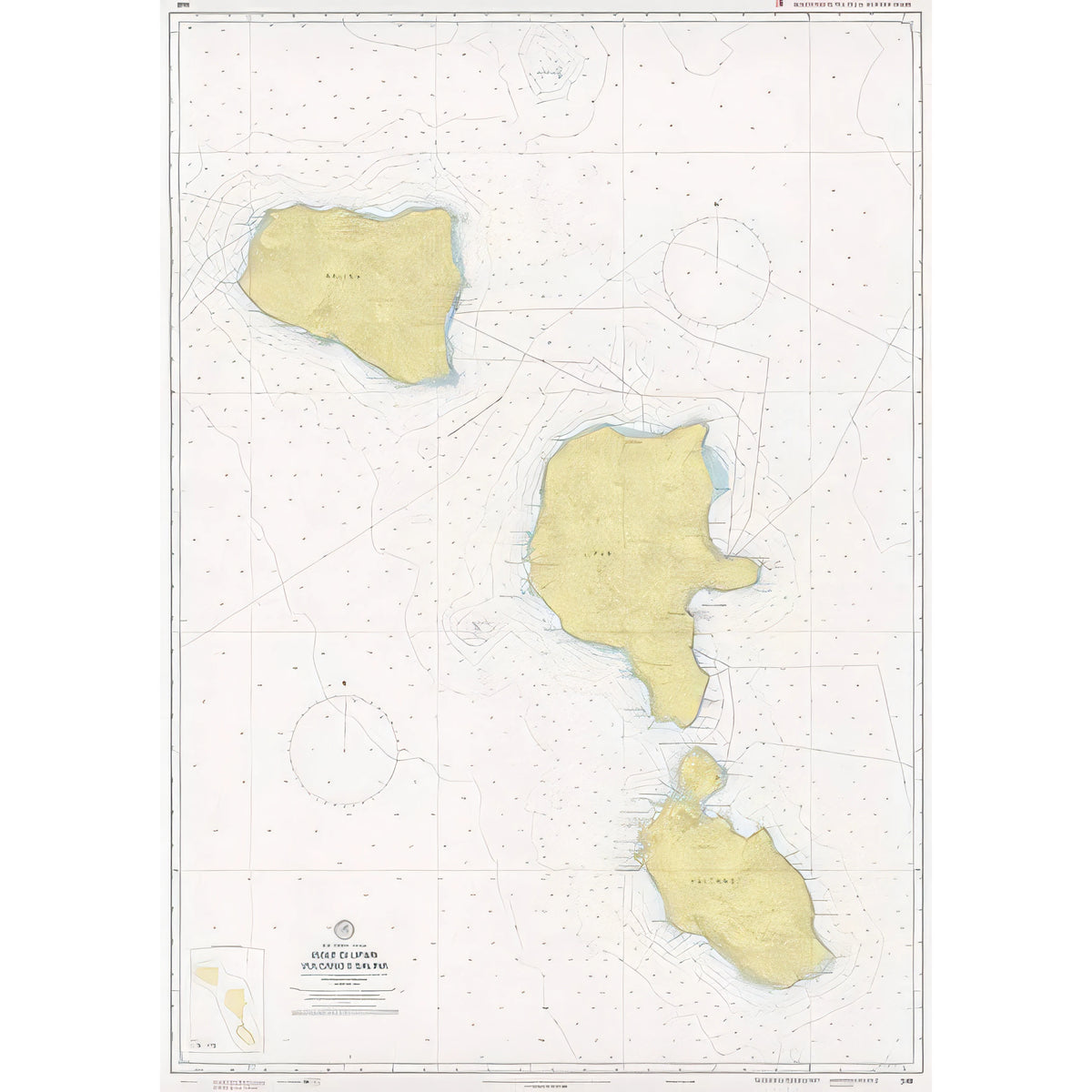 Carta nautica IIM 248 Isole di Lipari Vulcano e Salina – Istituto Idrografico della Marina