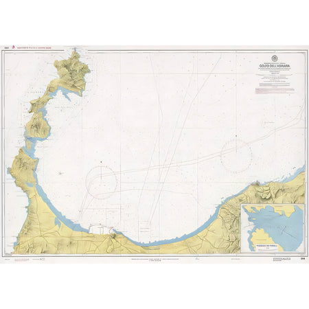 Carta nautica IIM 289 Golfo dell’Asinara – Passaggio dei Fornelli – Istituto Idrografico della Marina