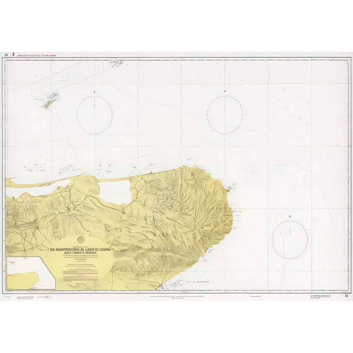 Carta nautica IIM 32 Da Manfredonia al Lago di Lesina – Isole Tremiti e Pianosa – Istituto Idrografico della Marina