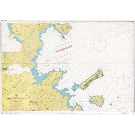 Carta nautica IIM 322 Golfi di Olbia e degli Aranci – Isole di Tavolara e Molara – Istituto Idrografico della Marina
