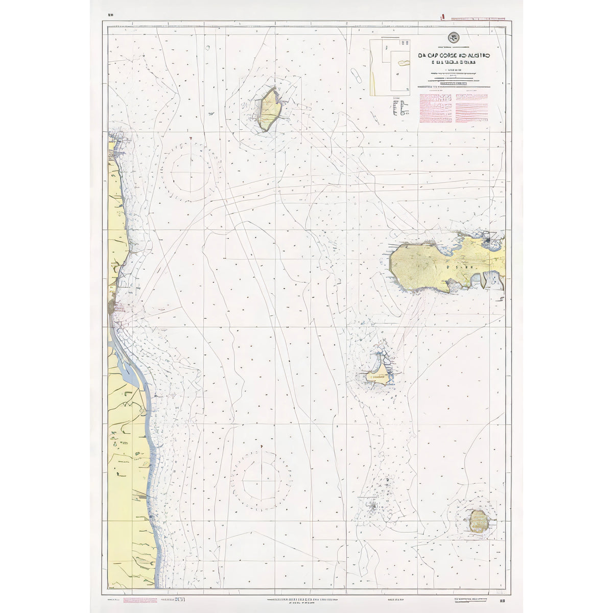 Carta nautica IIM 40 Da Cap Corse ad Alistro e all’Isola d’Elba – Istituto Idrografico della Marina