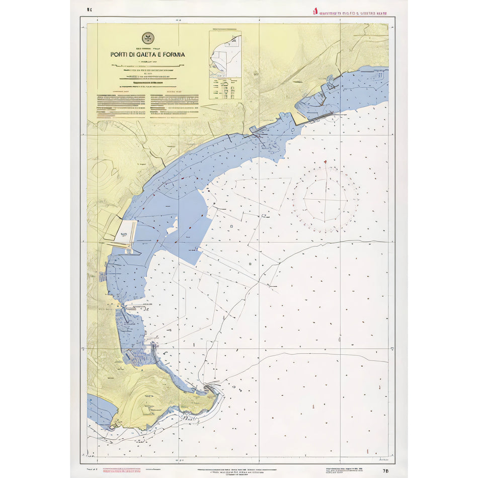Carta nautica IIM 78 Porti di Gaeta e Formia – Istituto Idrografico della Marina