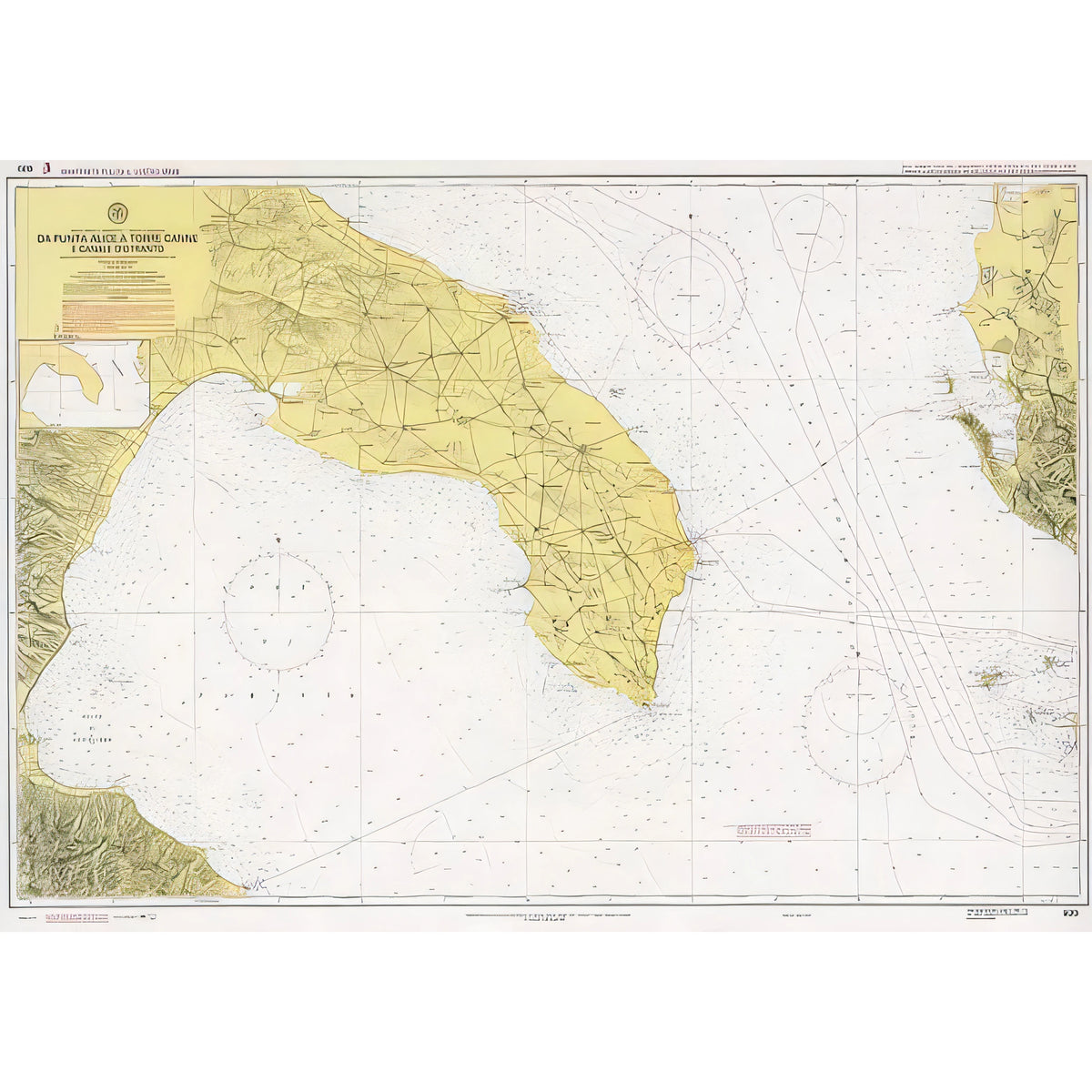 Carta nautica IIM 920 Da Punta Alice a Torre Canne e Canale d’Otranto – Istituto Idrografico della Marina