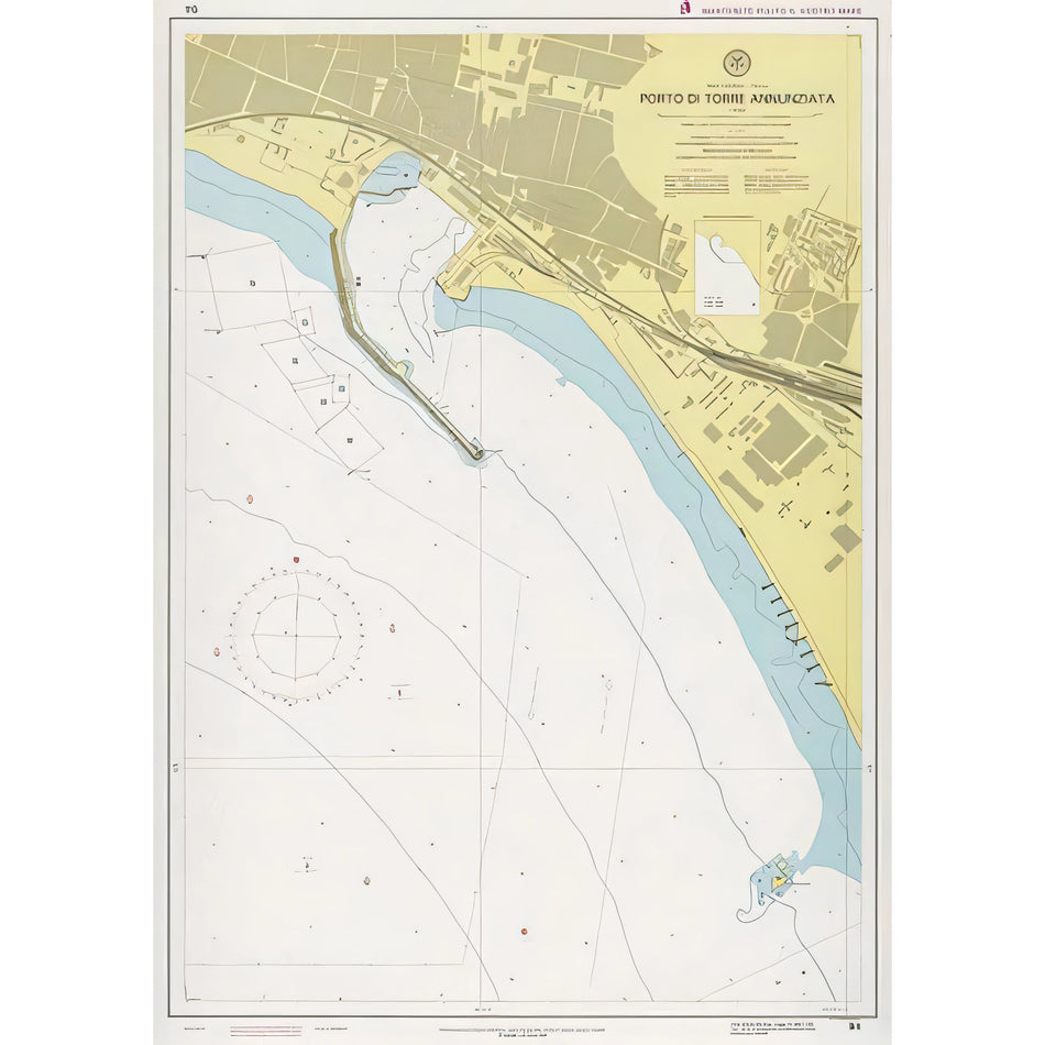 Carta nautica IIM 94 Porto di Torre Annunziata – Istituto Idrografico della Marina