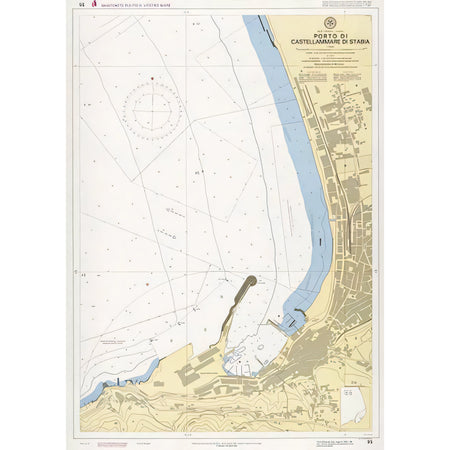 Carta nautica IIM 95 Porto di Castellammare di Stabia – Istituto Idrografico della Marina
