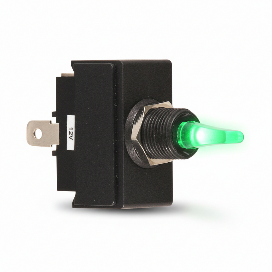 Interruttore TOGGLE LEVER LED 12V con Luce