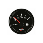 Indicatore carburante ECMS All Black quadrante nero con lancetta rossa e scala E-F | Onautica