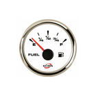 Manometri marini ECMS White Chrome Ø 52mm, Acciaio Inox 316. Strumentazione impermeabile IP67, anti-appannamento e programmabile. carburante