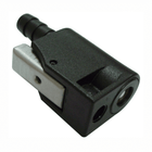 Innesto femmina carburante Mercury/Tohatsu nero con portagomma Ø 10mm, corpo in plastica e clip metallica | Onautica