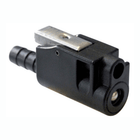 Innesto femmina carburante Mercury/Mariner nero con portagomma Ø 8mm e clip metallica | Onautica