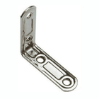 Lastrina ad angolo in acciaio inox A2, forma a L, 31mm, con fori per viti, finitura lucida | Onautica
