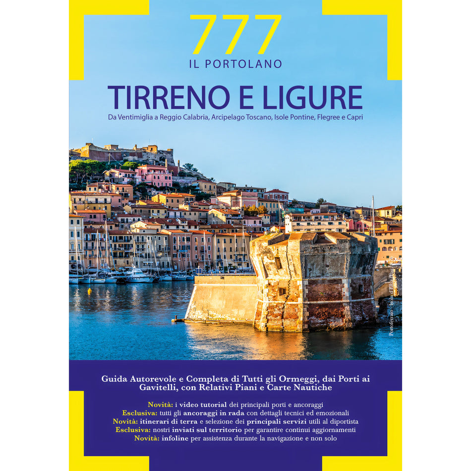 Copertina 777 Tirreno e Ligure edizione 2025 di Magnabosco, Silvestro e Zangaglia, Edizioni Magnamare