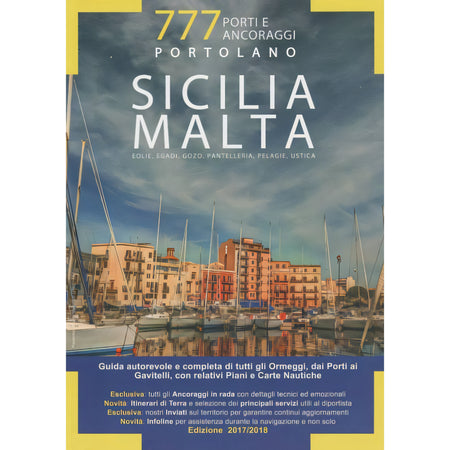 Copertina 777 Sicilia Malta edizione 2017 di Marco Sbrizzi e Sonia Florian, Edizioni Magnamare