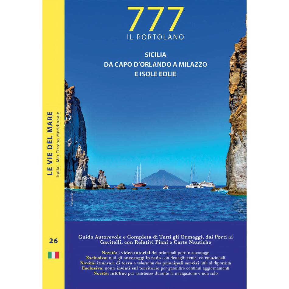 Copertina 777 Sicilia da Capo d'Orlando a Milazzo e Isole Eolie, edizione 2020, Edizioni Magnamare