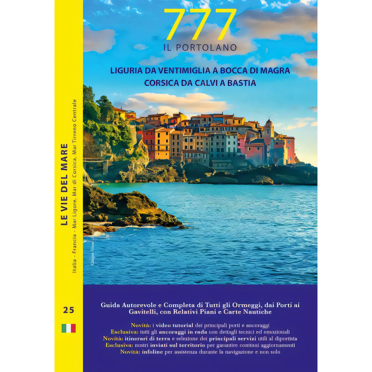Copertina 777 Liguria e Corsica edizione 2020 di Silvestro, Sbrizzi e Magnabosco, Edizioni Magnamare