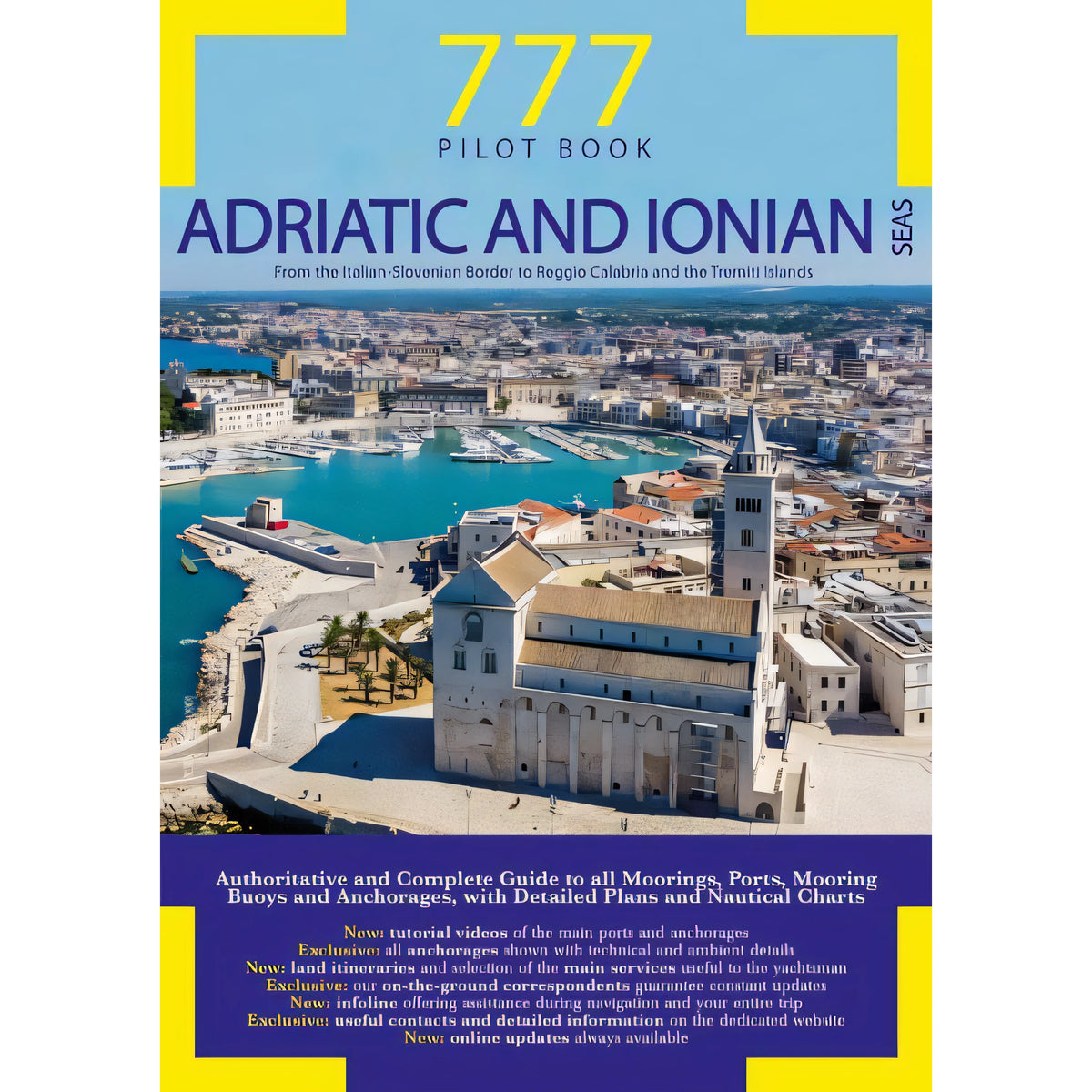 Copertina 777 Adriatic and Ionian Seas edizione 2021 in inglese, Edizioni Magnamare