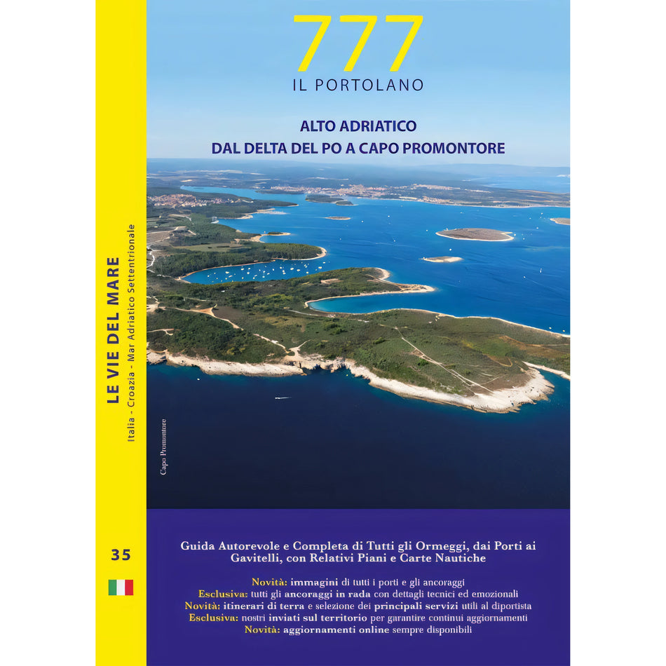 Copertina 777 Alto Adriatico Dal Delta del Po a Capo Promontore, edizione 2022, Edizioni Magnamare